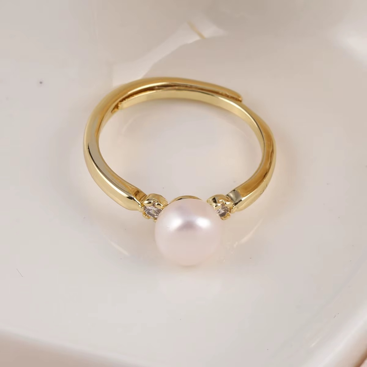 Natural Freshwater Pearl Rings