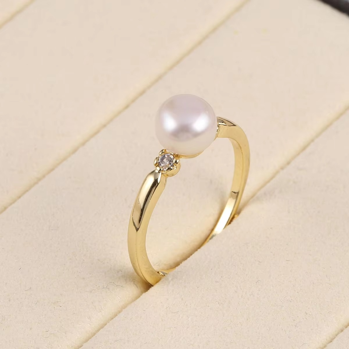 Natural Freshwater Pearl Rings