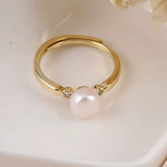 Natural Freshwater Pearl Rings